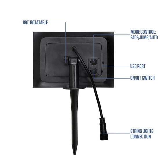 Color-Changing String Lights with Remote - Picture 9 of 10